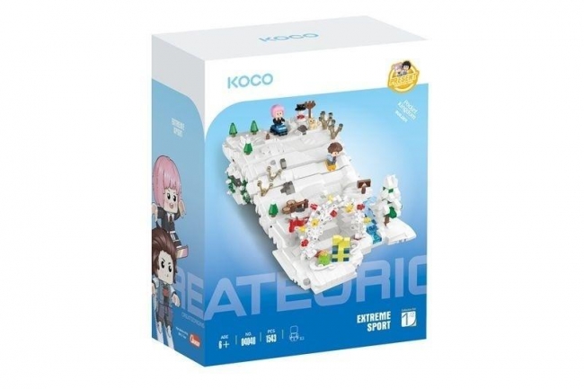 Klocki Jazda na nartach 1543el