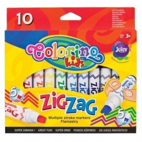 Flamastry Zig Zag, 10 kolorów (34647PTR)
