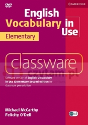 English Vocabulary in Use Elem 2ed Classware DVD-ROM - Michael McCarthy, Felicity O'Dell