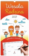 Kalendarz 2027 rodziny Wesoła Rodzina