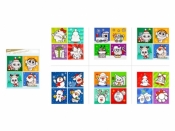 Naklejka świateczna do wanny 20x20cm (mix wzorów)