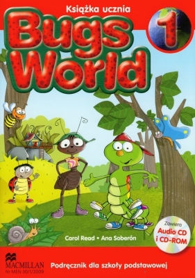 Bugs World 1 Podręcznik z płytą CD - Read Carol, Soberon Ana