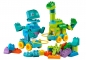 Lego, Duplo - Dinozaury na kółkach 3w1, 108 el. (10451)