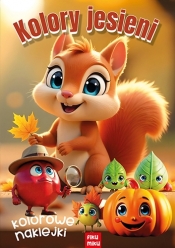 Kolory jesieni. Kolorowe naklejki - Opracowanie zbiorowe