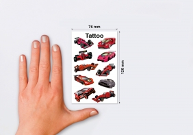 Tatuaże dla dzieci Z Design - Wyścigówki (56764)