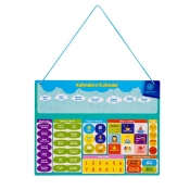 Magnetyczny zestaw do nauki kalendarza, 56 el.