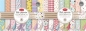 Blok papierów ozdobnych A4/32K do scrapbookingu