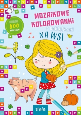 Mozaikowe kolorowanki. Na wsi - Opracowanie zbiorowe
