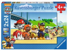 Ravensburger, Puzzle 2w1: Psi Patrol - Bohaterskie Szczeniaki (9064)