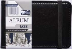 Album Jazz na 20 wizytówek czarny