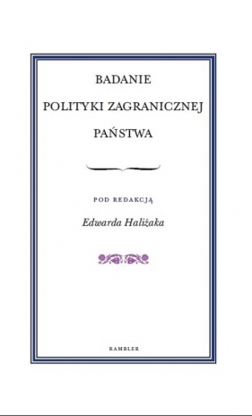 Badanie polityki zagranicznej państwa