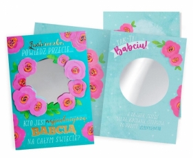 Karnet Babcia lusterko