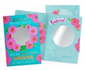 Karnet Babcia lusterko