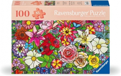 Ravensburger, Puzzle 100: Kwiaty (12001364)