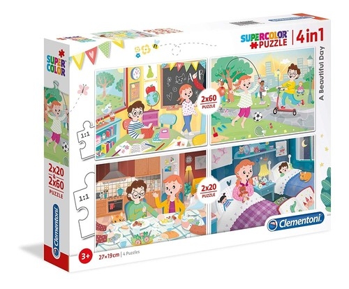 Puzzle Supercolor A beautiful day 4 w 1 2x60 + 2x20 (21306)