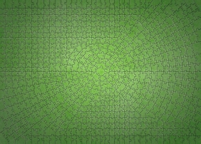 Puzzle 2D 654: Krypt Neon Zielony (17364)