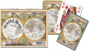 Karty do gry Piatnik 2 talie Mapa świata