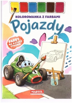 Kolorowanka z farbami Pojazdy - Opracowanie zbiorowe