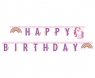 Banner Unicorn Rainbow Happy Birthday