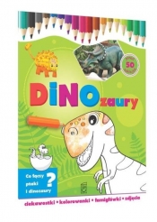 Dinozaury. Ciekawostki, kolorowanki, łamigłówki, zdjęcia