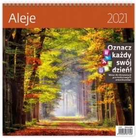Kalendarz 2021 30x30 Aleje HELMA