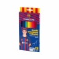 Kredki ołówkowe trójkątne FC Barcelona 12 kolorów, 1 op.