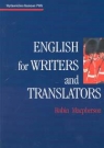 English for Writers and Translators Robin MacPherson