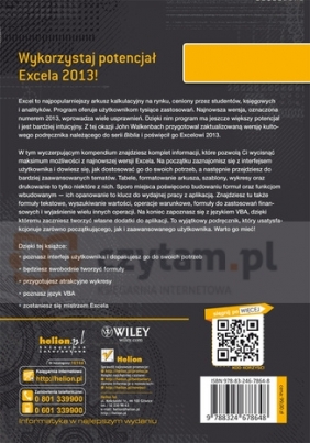 Excel 2013 PLBiblia (Uszkodzona okładka) - Walkenbach John
