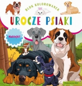 Blok kolorowanek. Urocze psiaki - Praca zbiorowa