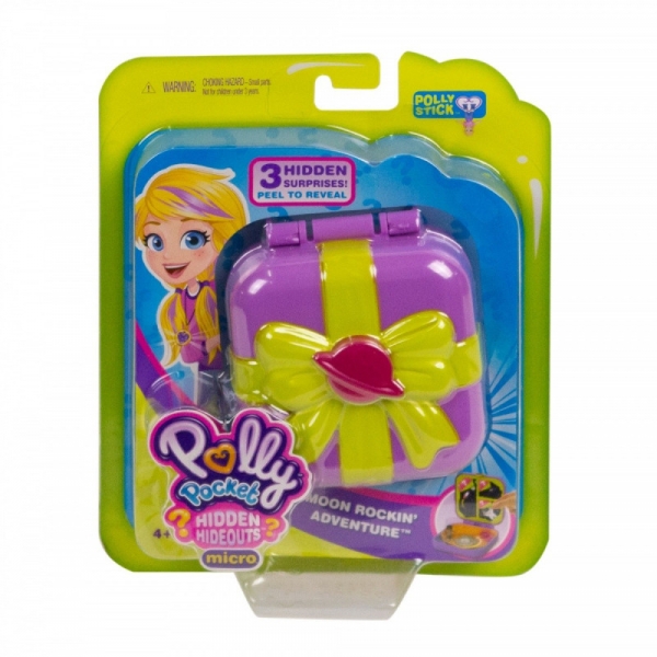 Figurka Polly Pocket Ukryte Światy Zestawy Przygoda na Księżycu (GDK76/GDL84)