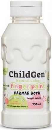 Farba do malowania palcami biała 350ml