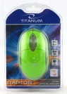 Mysz Titanum RAPTOR zielona (TM102G)
