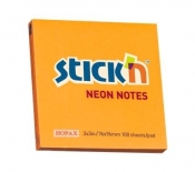 Notes samoprzylepny pomarańczowy neonowy - Stick'n