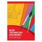 Blok techniczny A3/10 arkuszy - kolorowy