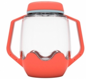 Słoik sensoryczny do napełnienia wodą czerwony