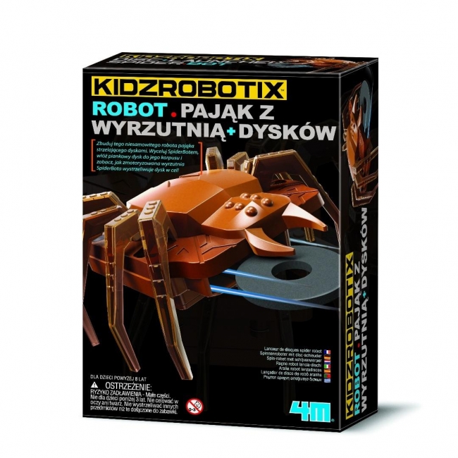 <img src='https://webimage.pl/pics/649/4/d4893156034649.jpg' style='height:440px' /> Kidzrobotix Robot Pająk z wyrzutnią dysków