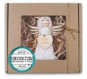 Zawieszka Anioł stróż. Biały