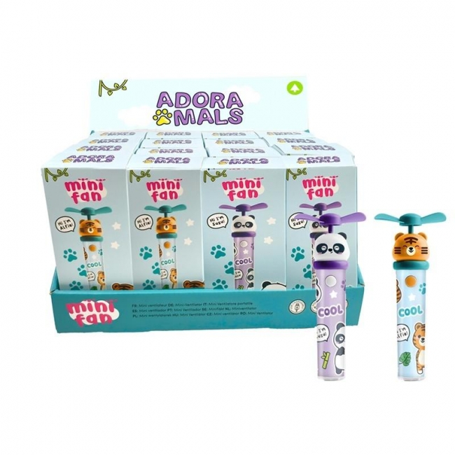 Mini wiatraczek USB Adoramals Wild MIX