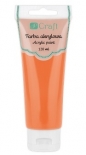 Farba akrylowa, 120 ml - cadmium orange (DPFA-053)