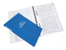 Teczka do akt osobowych Warta zadrukowana ABCD A4 - niebieski (021824-339-083)