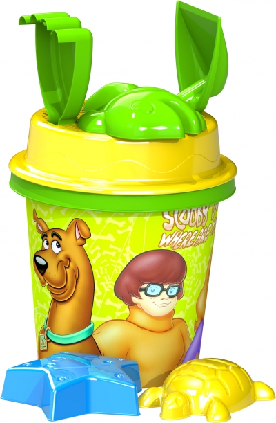Zestaw do piasku licencyjny Scooby Doo (wiaderko średnie)