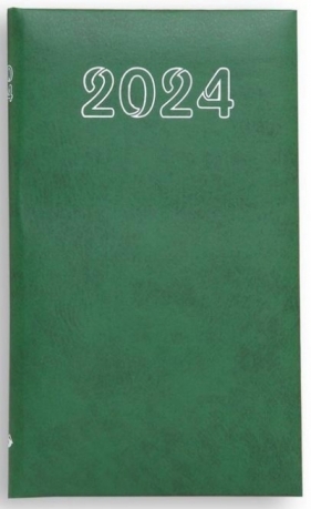 Kalendarz 2024 B7 Print - niebieski - Praca zbiorowa