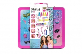 Create it! Make-up neon / brokat walizka metalowa (84171)