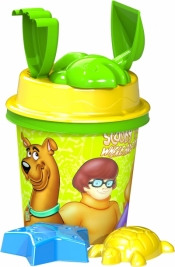 Zestaw do piasku licencyjny Scooby Doo (wiaderko średnie)