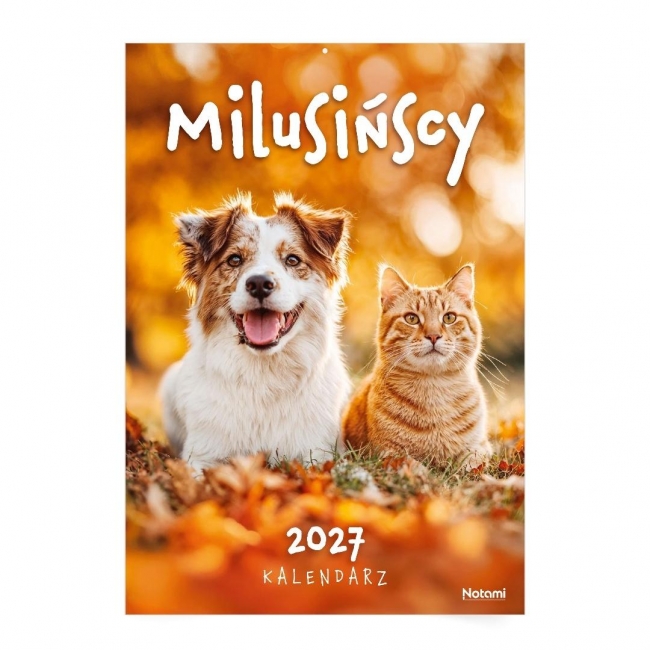Kalendarz 2027 A4 ścienny Milusińscy