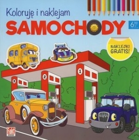 Samochody. Koloruję i naklejam. Fakt dzieciom 8/2017 - Opracowanie zbiorowe