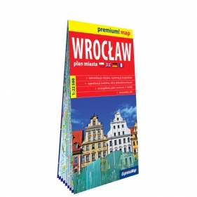 Wrocław; plan miasta w kartonowej oprawie 1:22 500 - Opracowanie zbiorowe