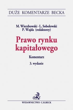 Prawo rynku kapitałowego Komentarz