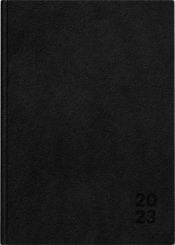 Kalendarz 2023 książkowy A5 Basic DTP czarny