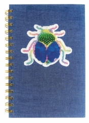 Notes na spirali A5 Jeans Skarabeusz (453589)